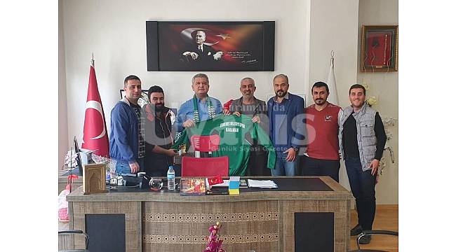 Ermenek Belediye Spor'dan Başkan Zorlu'ya ziyaret