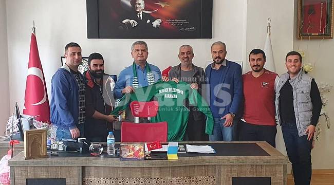 Ermenek Belediye Spor’dan Zorlu’ya Ziyaret
