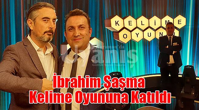 İbrahim Şaşma Kelime Oyunu programına katıldı