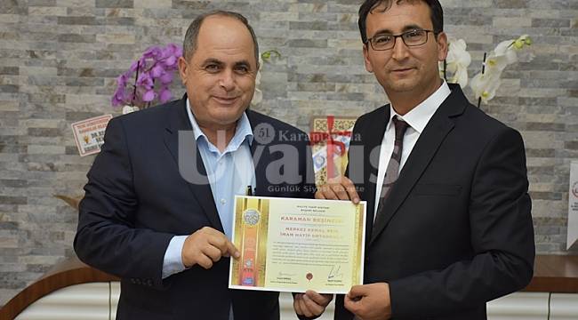 Kalite Takip Sistemi Başarı Belgesi Teslim Töreni Yapıldı