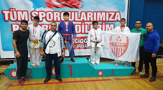 Karaman Belediyespor takımı 2. oldu