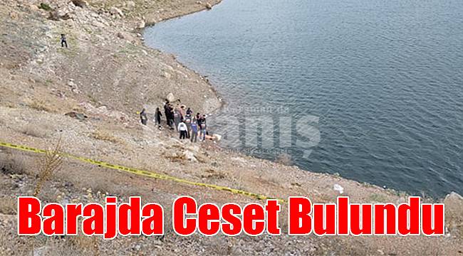 Karaman'da barajda ceset bulundu