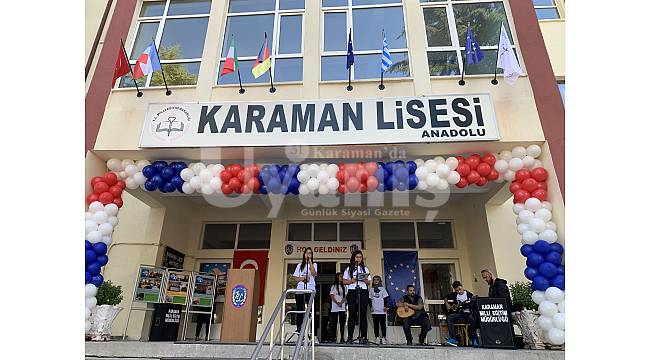 Karaman Lisesi'nde Erasmusdays etkinlikleri