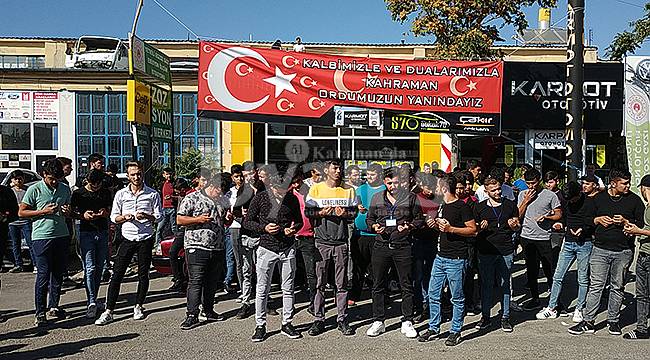 Karamanlı Gençlerden Barış Pınarı Harekatı&#039;na destek
