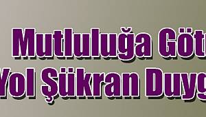 Mutluluğa Götüren Yol Şükran Duygusu-2