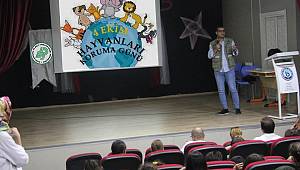 Öğrencilere hayvan sevgisi anlatıldı