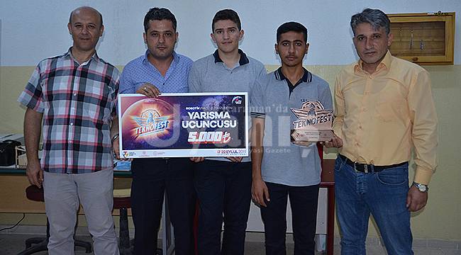 Öğrencilerin hedefi TEKNOFEST'te şampiyonluk