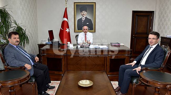 Orman Bölge Müdüründen Vali Meral'e Ziyaret