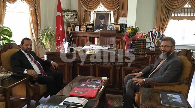 Rektör Akgül’den Karaman İl Müftüsüne Ziyaret