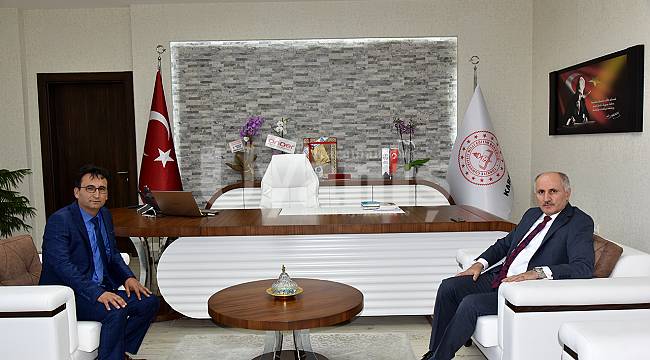 Vali Meral’den Çalışkan'a Hayırlı Olsun Ziyareti