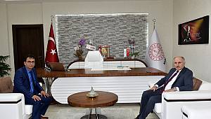 Vali Meral’den Çalışkan'a Hayırlı Olsun Ziyareti