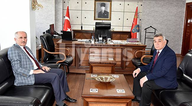 Vali Meral’den İl Emniyet Müdürü Taş’a Hayırlı Olsun Ziyareti