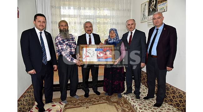 Bakan Yardımcısı Ersoy’dan Şehit ve Gazi Ailelerine ziyaret