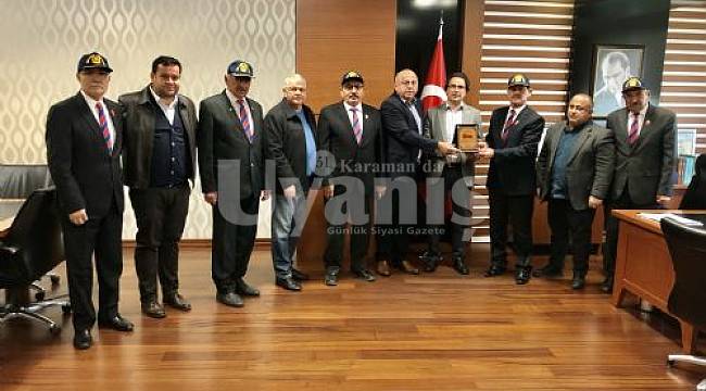 Gaziler Derneği’nden Karaman Ticaret Ve Sanayi Odası'na Ziyaret