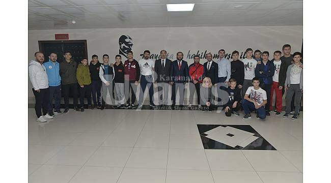 Judoculardan Rektör Akgül'e ziyaret