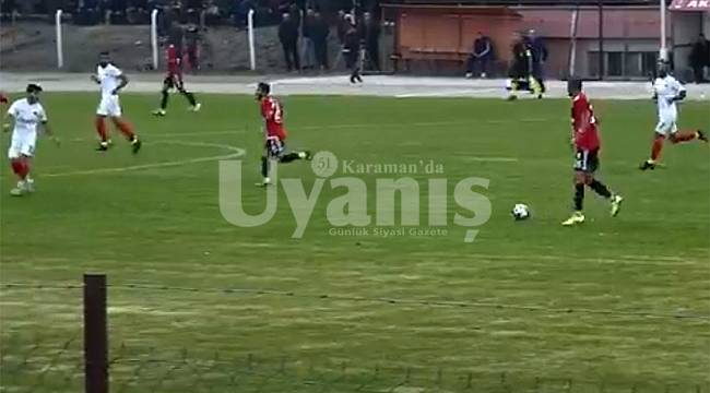 Karaman Belediyespor Deplasmanda 4 Gol Yedi