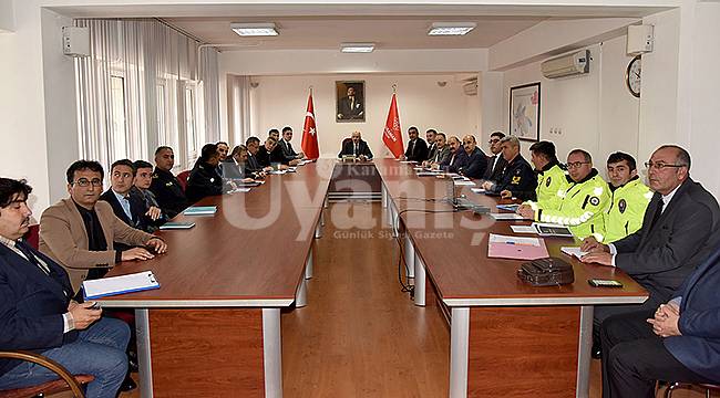 Karaman'da Kış Mevsiminde Alınacak Trafik Tedbirleri Ele Alındı