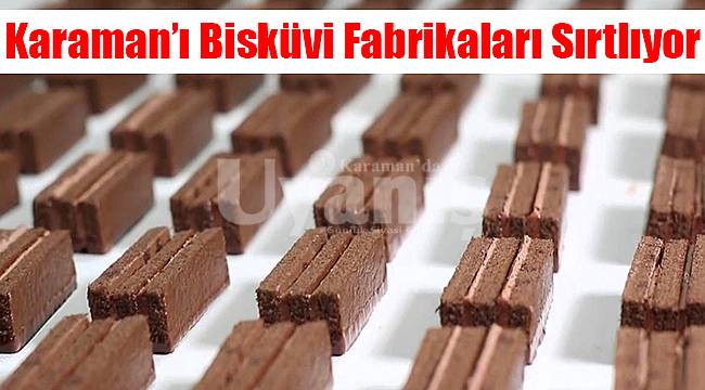 Karaman ekonomisini bisküvi fabrikaları sırtlıyor