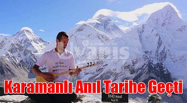 Karamanlı anıl tarihe geçti