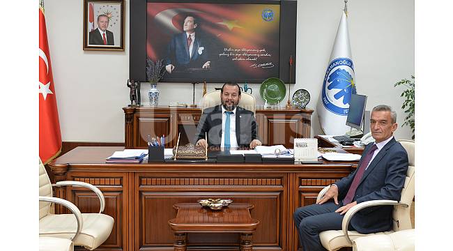 Kazancı Belediye Başkanı Rektör Akgül’ü Ziyaret Etti