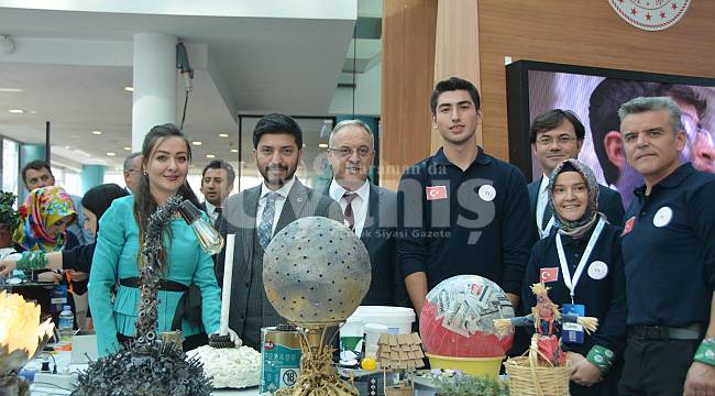 Sıfır Atık Ürünleriyle Verimlilik ve Teknoloji Fuarı'nın Gözdesi Oldular