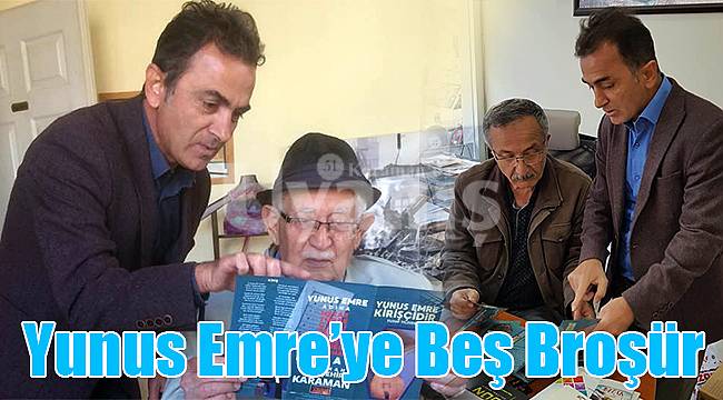 Yunus Emre’ye beş broşür