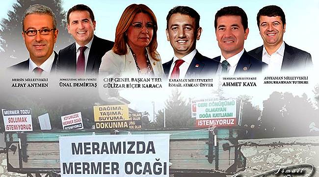 CHP Heyeti Mermer Ocakları İçin Karaman'a Geliyor
