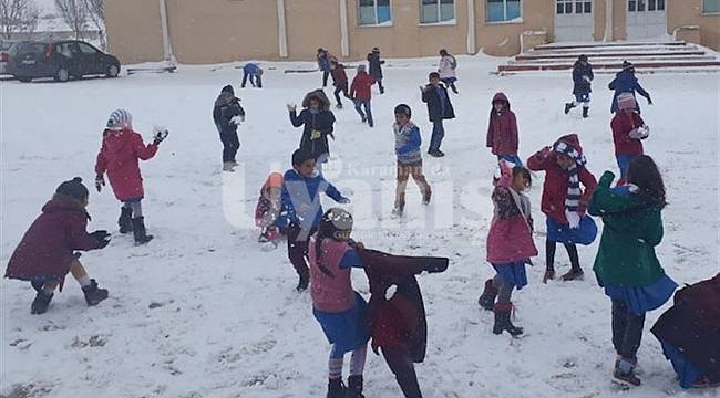 Karaman'da 3 İlçede Okullar Tatil Edildi