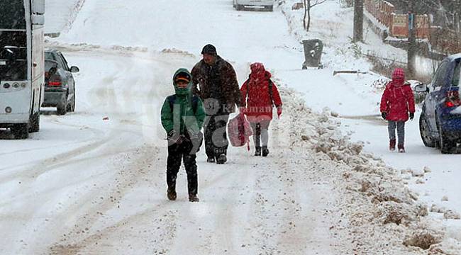 Karaman'da İki İlçede Okullar Tatil Edildi