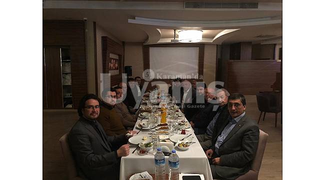 Karaman’da Oda ve Borsa Müşterek Toplantısı Yapıldı