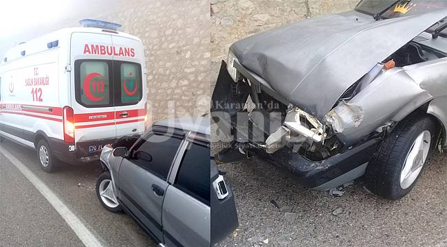 Karaman'da Yaralıları Taşıyan Ambulansa Araç Çarptı: 7 Yaralı