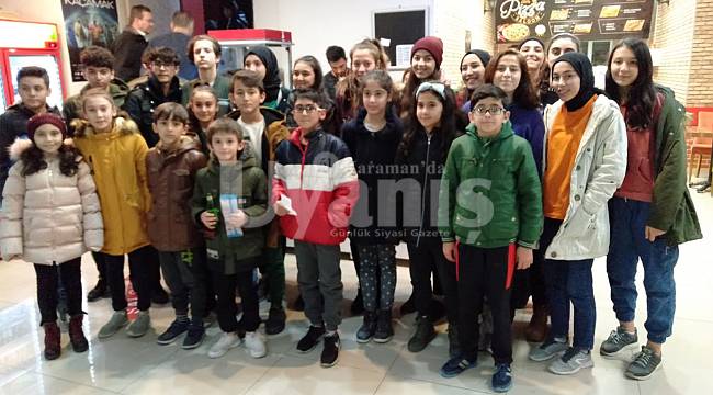 Karamanlı Sporcular Cep Herkülü Filmini İzledi