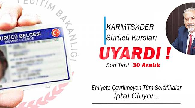 Kazanılmış Sürücü Belgelerinizi Gecikmeden Alın