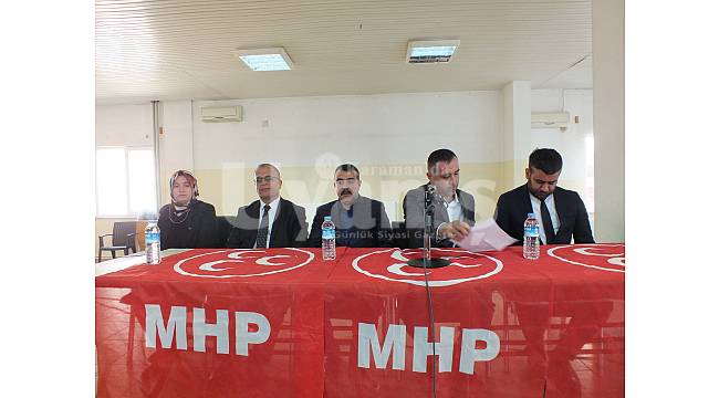 MHP Karaman Teşkilatı istişare toplantısını Sarıveliler’de yaptı