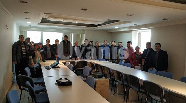 Sarıkaya engellileri makamında kabul etti