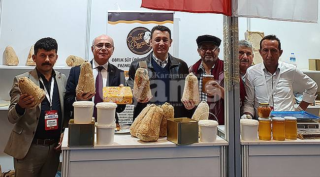 Ünver Türkiye Kooperatifler Fuarı'nda Meşhur Divle Obruk Peyniri Sattı