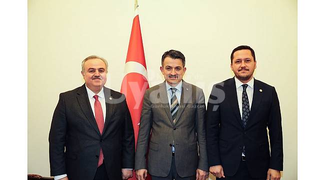 Vekil Şeker ve Eser’den Bakan Pakdemirli’ye Ziyaret