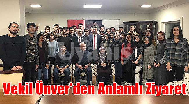 Vekil Ünver'den anlamlı ziyaret
