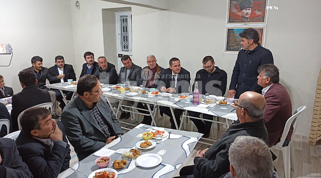 AK Parti teşkilatı Ayrancı’da muhtarlarla buluştu