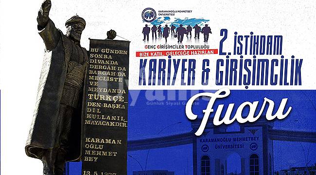 Karaman'da 2. İstihdam Kariyer ve Girişimcilik Fuarı Düzenlenecek