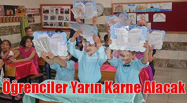 Karaman'da Öğrenciler Yarın Karne Alacak