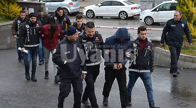Karaman'da uyuşturucu ticareti zanlısı 3 kişi tutuklandı