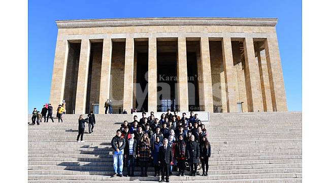 Karaman Lisesi Ata'nın huzurunda