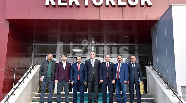Kırgızistan Ankara Büyükelçisinden Rektör Akgül'e Ziyaret