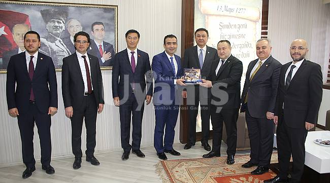 Kırgızistan Heyetinden Karaman Belediyesi’ne Ziyaret