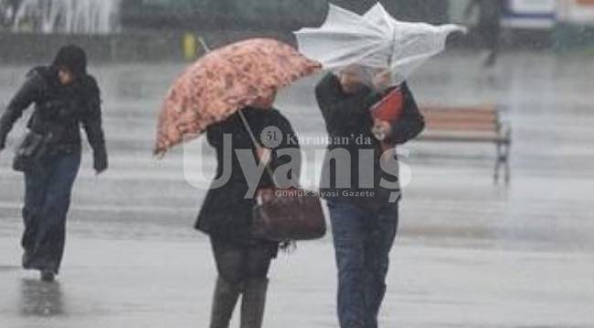 Meteorolojiden Karaman&#039;a kuvvetli rüzgar ve fırtına uyarısı