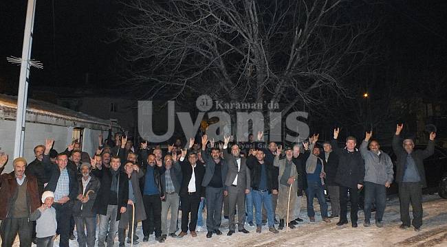 MHP Karaman Teşkilatı’nın Gülkaya köy ziyareti