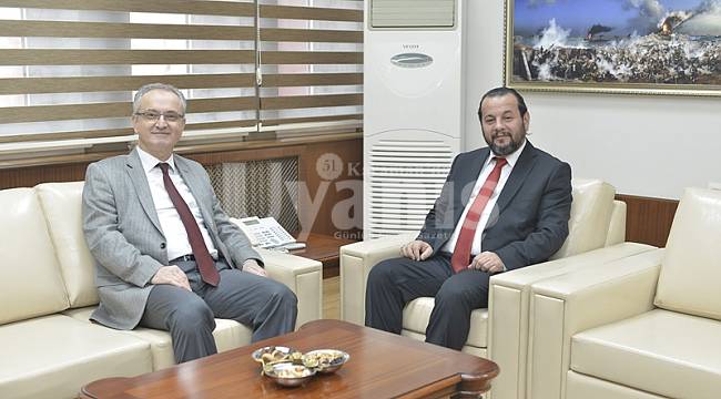 Rektör Akgül, Rektör Özçelik’i Ağırladı