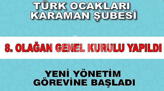 Türk Ocakları 8. Olağan Genel Kurulu Yapıldı