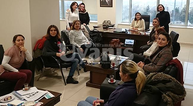 UCİM Karaman Gönüllüleri TOBB Kadın Girişimciler Icra Kurulunu Ziyaret Etti